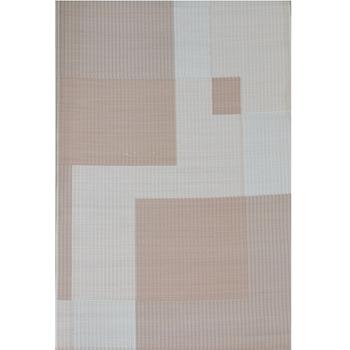 Visuel 1 du produit Tapis d'extérieur en polypropylène recyclé multicolore Doux - 150 x 90 cm