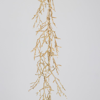 Visuel 1 du produit Guirlande de branches artificielles dorées - 120 cm