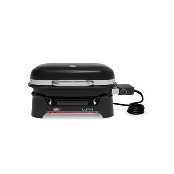 Visuel 1 du produit Barbecue électrique Lumin Compact coloris noir en acier émaillé Weber - 28 x 42 x 59 cm