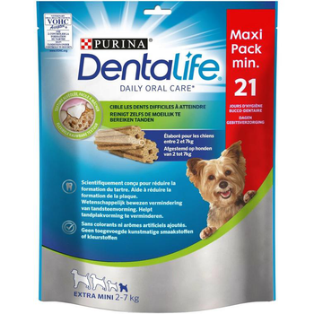 Visuel 1 du produit Snack à mâcher Dentalife Extra small pour très petit chien 207 g