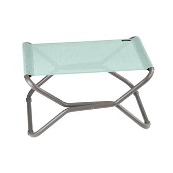 Visuel 1 du produit Repose jambes pliant en acier et toile Batyline gris Titane Lafuma Next - 66,5 x 51 x 35 cm