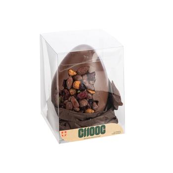 Visuel 1 du produit Œuf au chocolat au lait garni mendiant Chooc - 160 g
