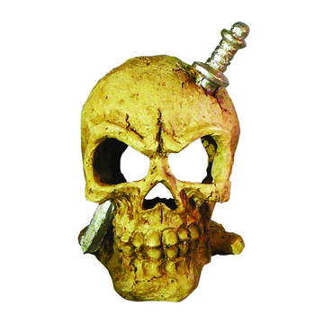 Visuel 1 du produit Déco Led Tête de mort Résine 12x11x11 cm