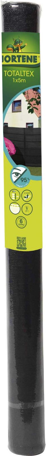 Visuel 1 du produit Brise-vue tissé coloris noir Nortène Recynet Plus - 5 m x H 100 cm