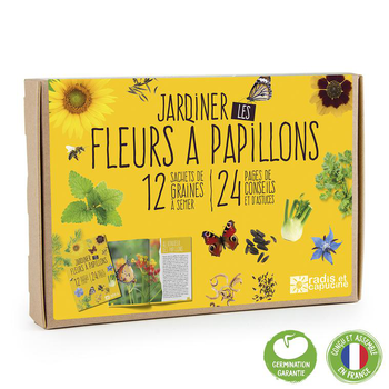 Visuel 1 du produit Coffret 12 sachets Fleurs à Papillons 12x17 cm