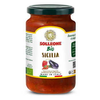 Visuel 1 du produit Sauce Sicilienne Solleone bio - 340 g