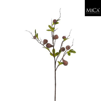 Visuel 1 du produit Branche artificielle de figuier avec figues violettes - H 93 cm