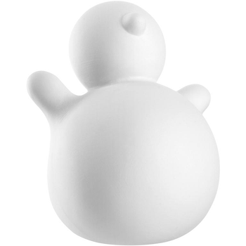 Visuel 1 du produit Bonhomme de neige en céramique blanche Leonardo Pablito - Ø 4,6 x H 6 cm