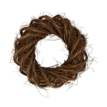 Visuel 1 du produit Couronne ronde en bois de saule brun - Ø 35 x H 9 cm