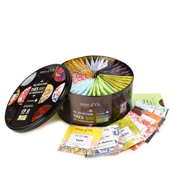 Visuel 1 du produit Coffret de 42 sachets de thés bio de l’hospitalité Terre d’Oc - 401 g