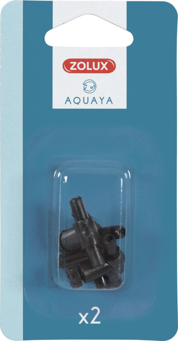 Visuel 1 du produit Robinets avec raccords pour aquarium en plastique coloris vert Zolux Aquaya - x 2