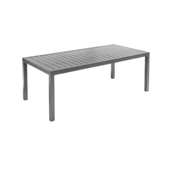 Visuel 2 du produit Table de jardin Zinnia 12 places coloris gris anthracite en aluminium - 202,2 à 319,5 x 100 x 75 cm