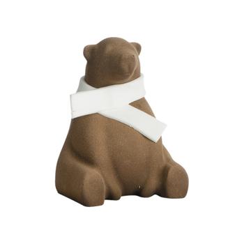 Visuel 1 du produit Ours brun garni chocolat noir Chooc - 130 g