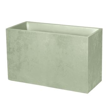 Visuel 1 du produit Muret en plastique coloris vert amande Poetic Basalt - 99,5 x 39,5 x 60 cm