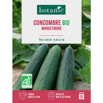 Visuel 1 du produit Graines de concombre marketmore bio botanic® - graines à semer