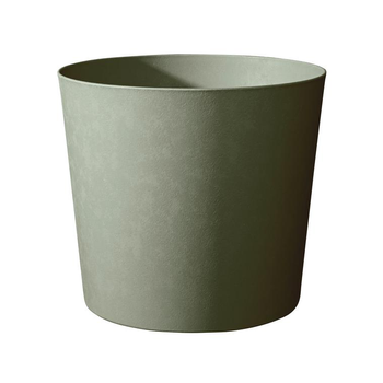 Visuel 1 du produit Pot en matière synthétique recyclée vert kaki Poétic Élément conique - Ø 39,3 x H 32 cm