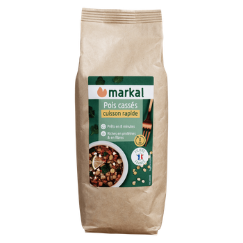 Visuel 1 du produit Pois cassés bio cuisson rapide Markal - 400 g
