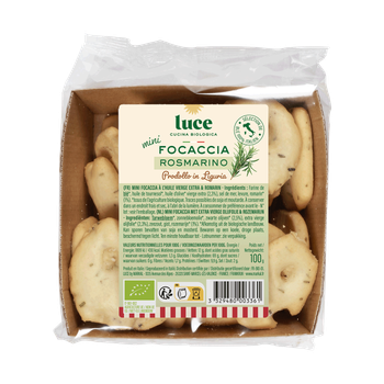 Visuel 1 du produit Mini focaccia romarin bio Luce - 100 g