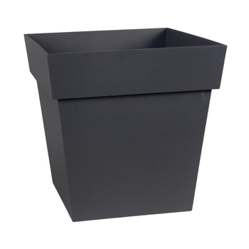 Visuel 1 du produit Pot carre Toscane Gris anthracite L32 x l32 x H32