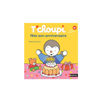 Visuel 1 du produit Le livre " T'choupi fete son anniversaire " aux Éditions Nathan
