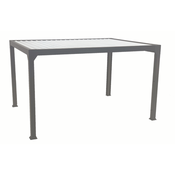 Visuel 1 du produit Pergola bioclimatique gris sable motorisée Green Outside Actual - 4 x 3 m