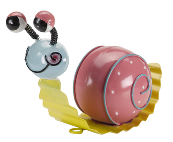Visuel 1 du produit Figurine décorative escargot coloris multicolore en métal Smartgarden - 17 x 13,5 x 7 cm