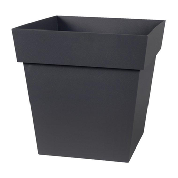 Visuel 1 du produit Pot carre Toscane Gris anthracite L32 x l32 x H32