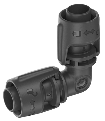 Visuel 1 du produit Jonction en L 1/2 Quick & Easy coloris noir boîte de 5 Gardena - 13 mm
