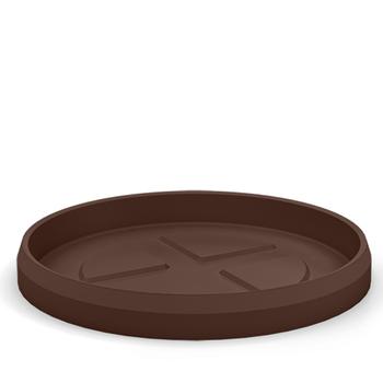 Visuel 1 du produit Soucoupe ronde en plastique coloris bronze rouille Veca Tyle - Ø 44 cm