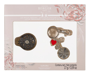 Visuel 1 du produit Diffuseur voiture avec porte clés senteur lumière florale Maison Berger Paris