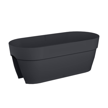 Visuel 1 du produit Jardinière en polypropylène anthracite Elho Vibia Campana flower bridge - 60 cm