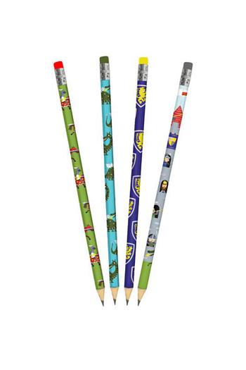 Visuel 1 du produit Set de 4 crayons chevalier Cartesdart