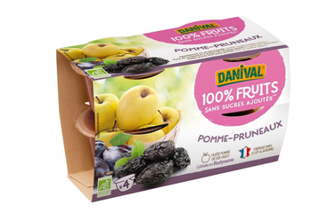 Visuel 1 du produit Purée de fruits pomme pruneau bio - 4 x 100g