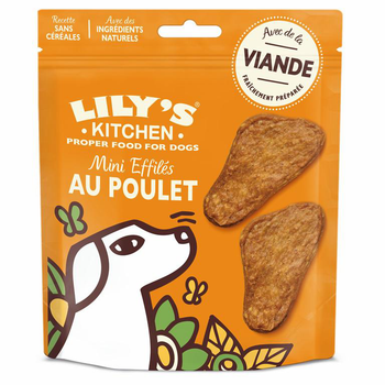Visuel 1 du produit Mini effilés au poulet friandise pour chien Lily’s Kitchen - 70 g