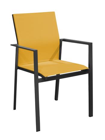 Visuel 1 du produit Fauteuil coloris moutarde Proloisirs Abelia - 61 x 87 x 56 cm