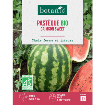 Visuel 1 du produit Graines de pastèque crimson sweet bio botanic® - graines crimson semer