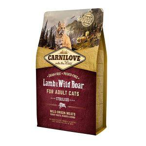 Visuel 1 du produit Croquettes pour chat Carnilove lamb & wild boar for adult cats - 2 kg