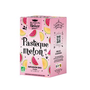 Visuel 1 du produit Tisane plaisir bio pastèque et melon Romon Nature - les 16 sachets