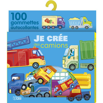 Visuel 1 du produit Avec mes gommettes, je crée “Les camions” Editions Lito