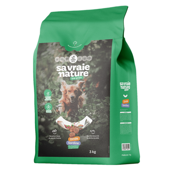 Visuel 1 du produit Croquettes chien adulte medium Sa Vraie Nature dinde sardine - 3 kg