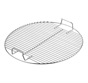 Visuel 1 du produit Grille de cuisson articulée pour barbecue coloris gris en acier chromé Weber - 57 cm