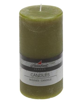 Visuel 1 du produit Bougie cylindrique roseau Rustique - Ø 7,8 x H 15 cm