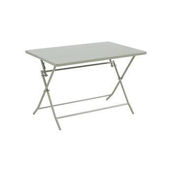 Visuel 1 du produit Table de jardin pliante Clivia en acier - 110 x 70 x 71 cm
