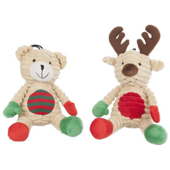 Visuel 1 du produit Jouet pour chien coloris multicolore peluche de Noël Flamingo Flupy - 28 cm