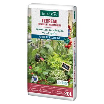 Visuel 1 du produit Terreau pour potager et plantes aromatiques botanic® - 20 L