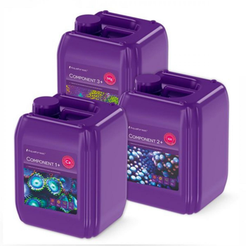 Visuel 1 du produit Composants aquariophiles 1+, 2+, 3+ bio AQUAFOREST - lot de 3 x 5L