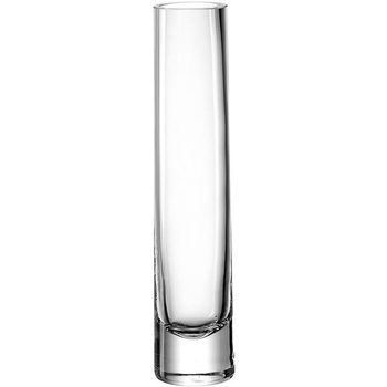 Visuel 1 du produit Vase soliflore cylindrique en verre transparent Leonardo Novara - H 24 cm