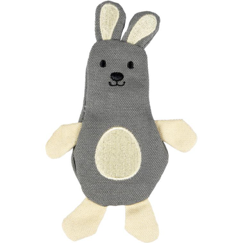 Visuel 1 du produit Jouet pour chat gris/beige Natural Fun Flamingo Lapin - 14 cm