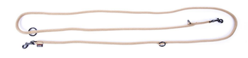 Visuel 1 du produit Laisse pour chien en nylon rond coloris beige 3 positions dressage Martin Sellier - 9/200