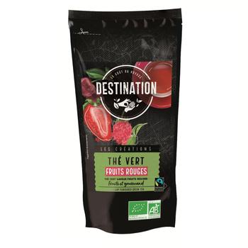 Visuel 1 du produit Thé vert bio aux fruits rouges Destination - 100 g